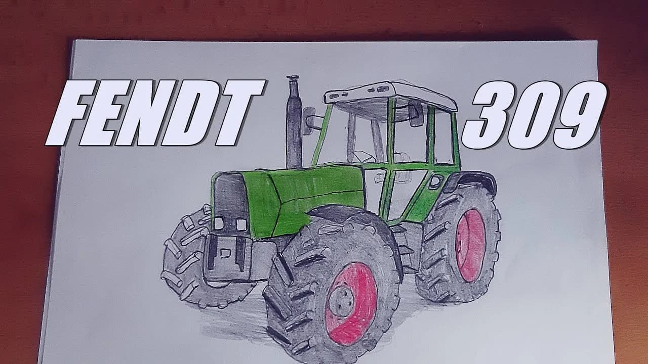 Jak narysować ciągnik łatwo i szybko – krok po kroku do sukcesu