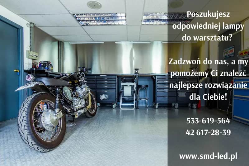 Jakie lampy do warsztatu wybrać, aby poprawić bezpieczeństwo i komfort?